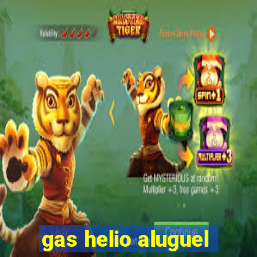 gas helio aluguel